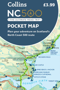 NC500 Pocket Map : Plan Your Adventure on Scotland’s North Coast 500 Route Official Map-9780008535728