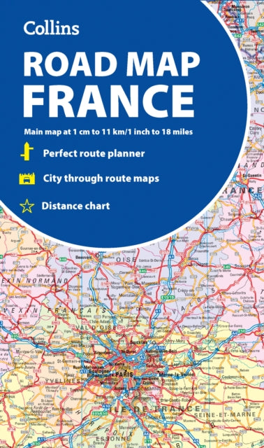 Collins Road Map of France-9780008716486