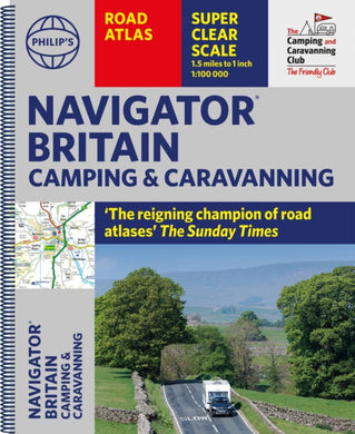 Philip's Navigator Camping and Caravanning Atlas of Britain-9781849076289