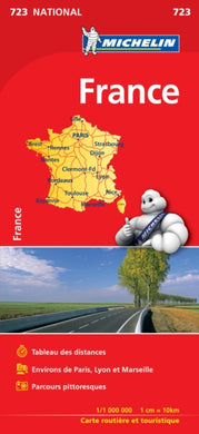 France (booklet format) - Michelin National Map 723 : Map-9782067218680